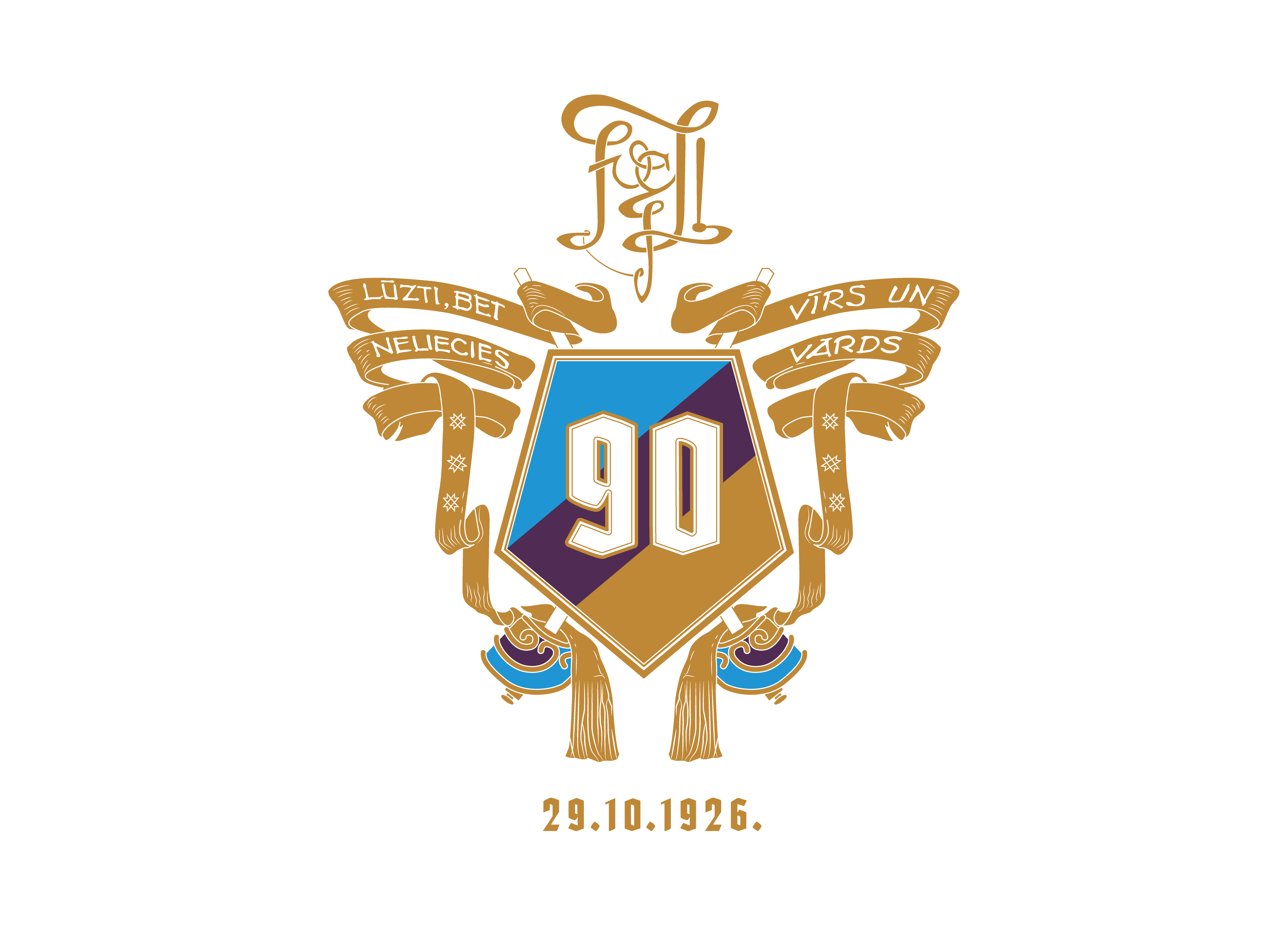 Fraternitas Livonica 90.gadadienas zime